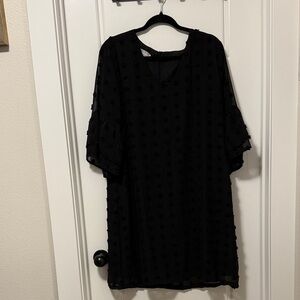 Black Textured Dress